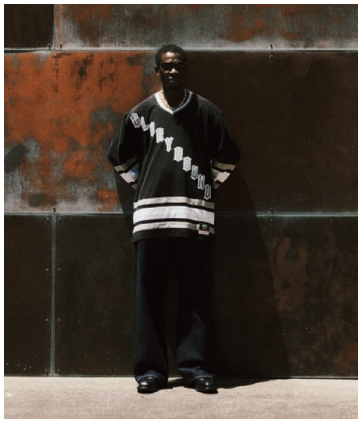 Mitchell & Ness / HOCKEY JERSEY【BLACK】