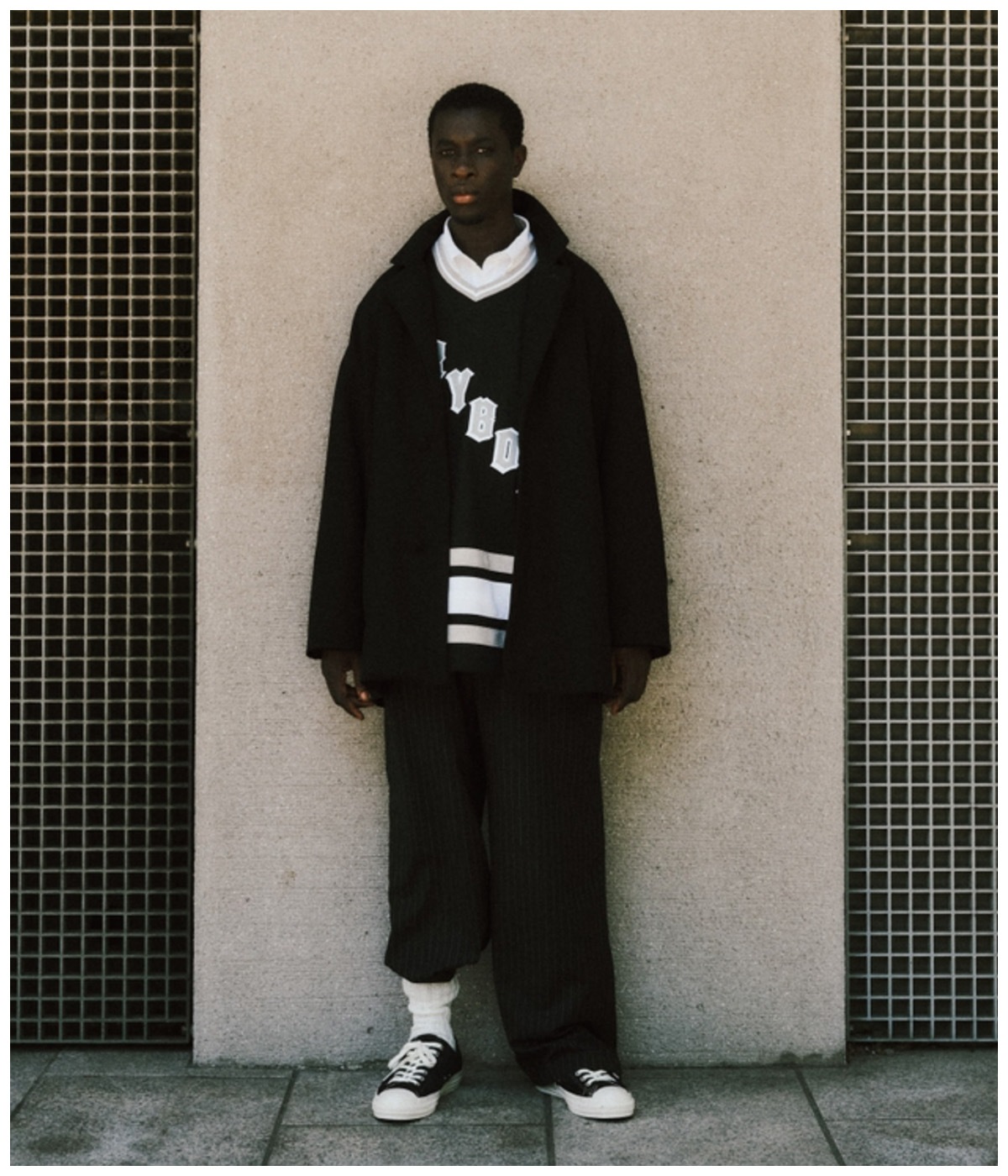 Mitchell & Ness / HOCKEY JERSEY【BLACK】