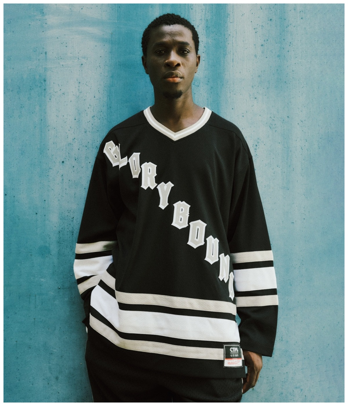 Mitchell & Ness / HOCKEY JERSEY【BLACK】