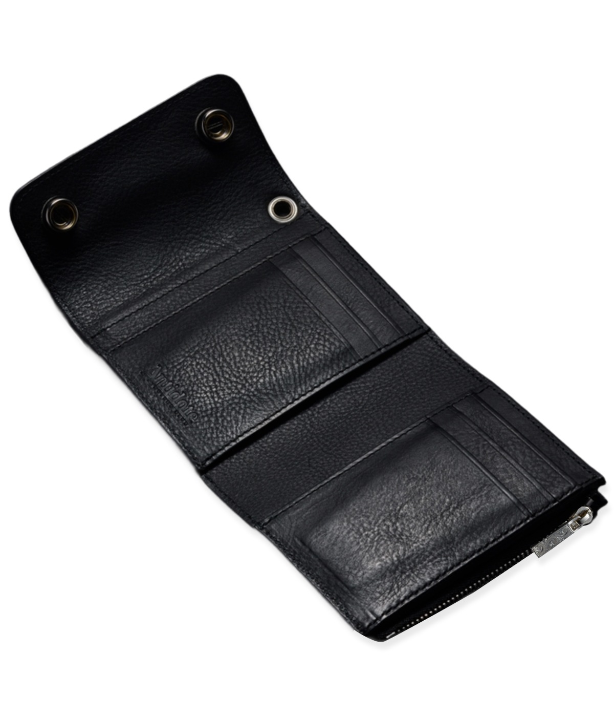 Trifold Wallet (Grain Leather)【BLACK】