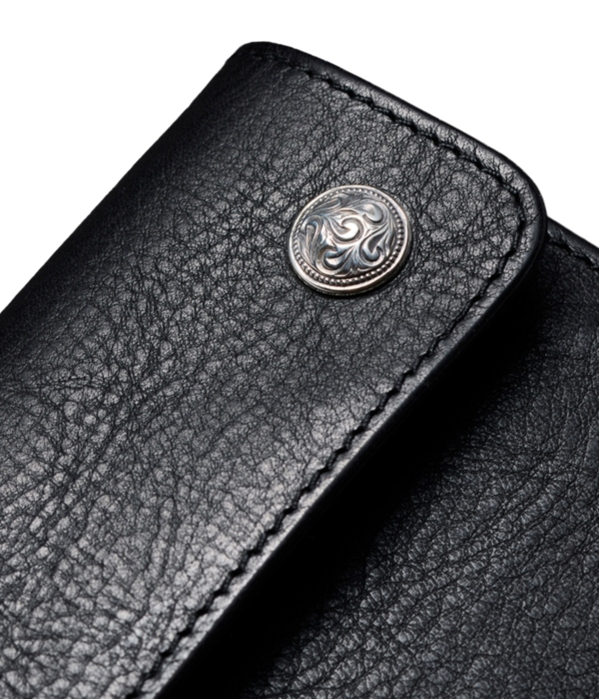 Trifold Wallet (Grain Leather)【BLACK】