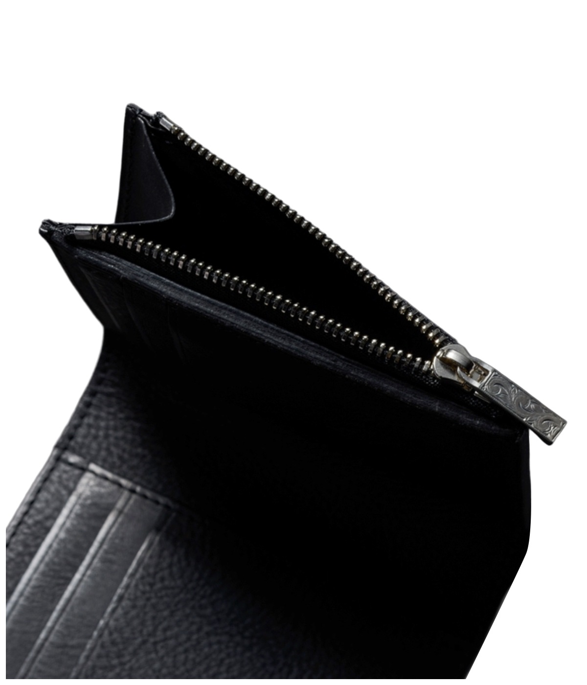 Trifold Wallet (Grain Leather)【BLACK】