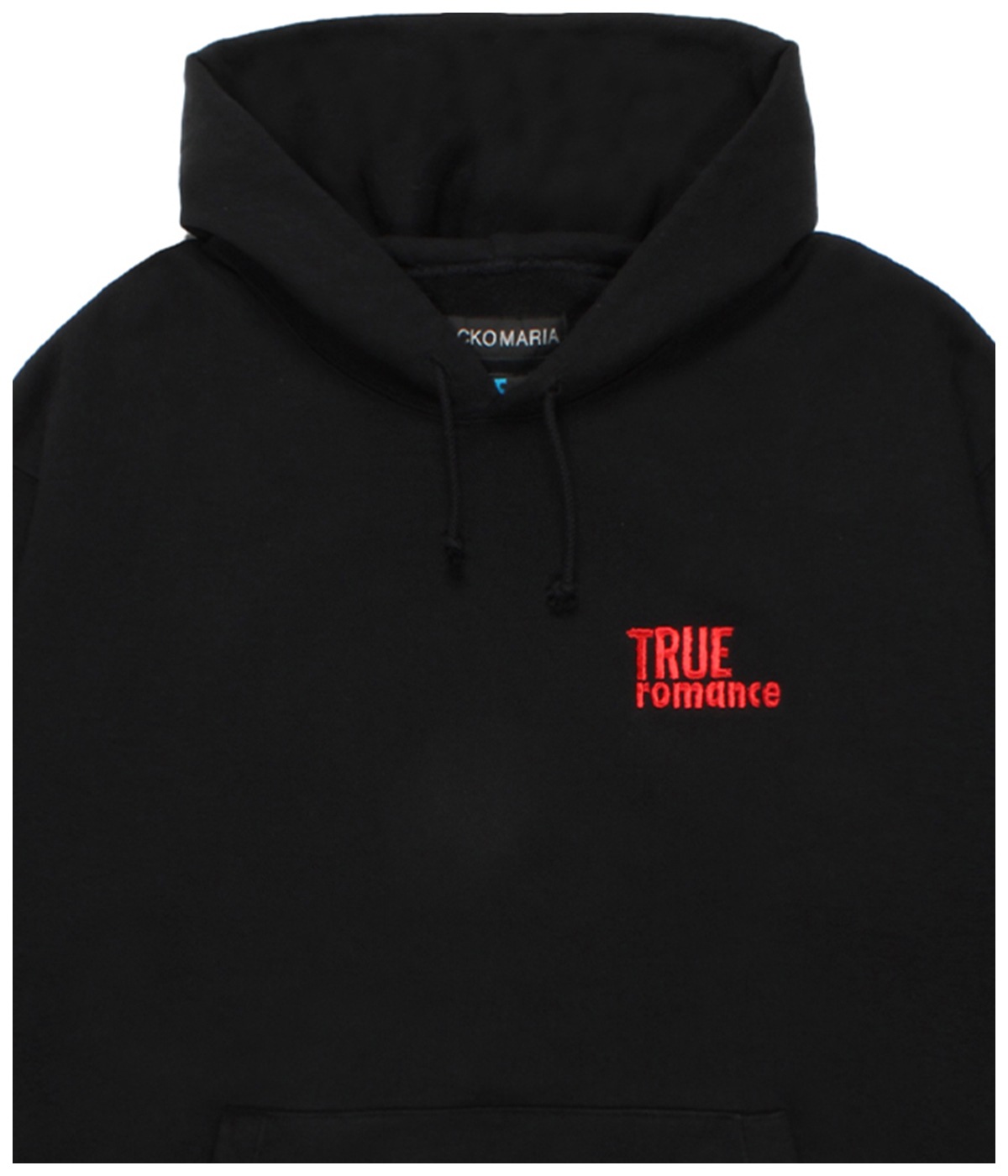 TRUE ROMANCE / WASHED HEAVY WEIGHT HOODED SWEAT SHIRT【BLACK】