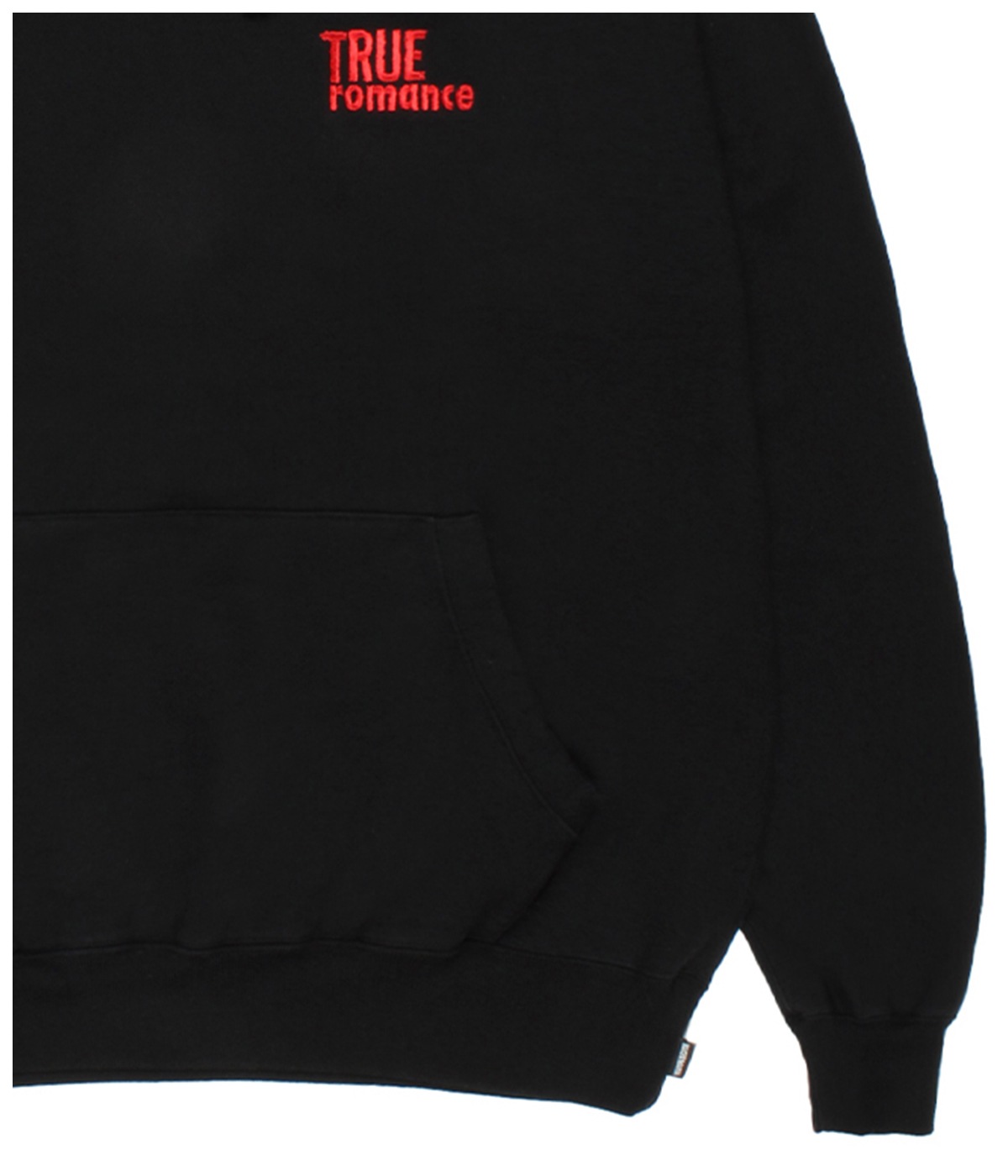 TRUE ROMANCE / WASHED HEAVY WEIGHT HOODED SWEAT SHIRT【BLACK】