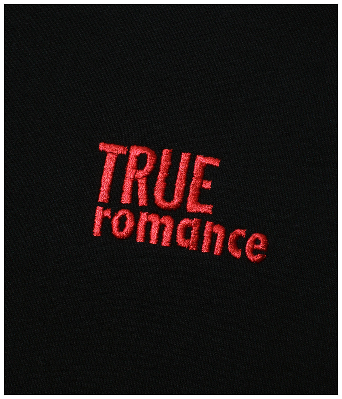 TRUE ROMANCE / WASHED HEAVY WEIGHT HOODED SWEAT SHIRT【BLACK】