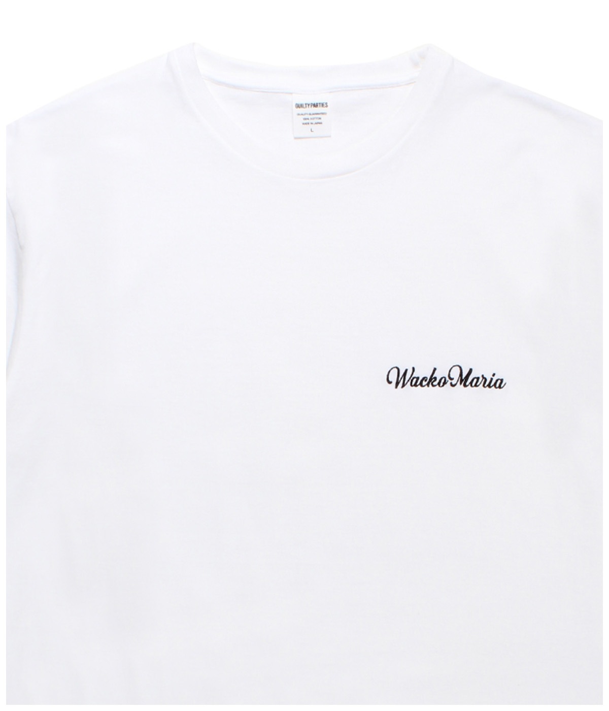 WASHED HEAVY WEIGHT CREW NECK T-SHIRT【WHITE】｜WACKO MARIA