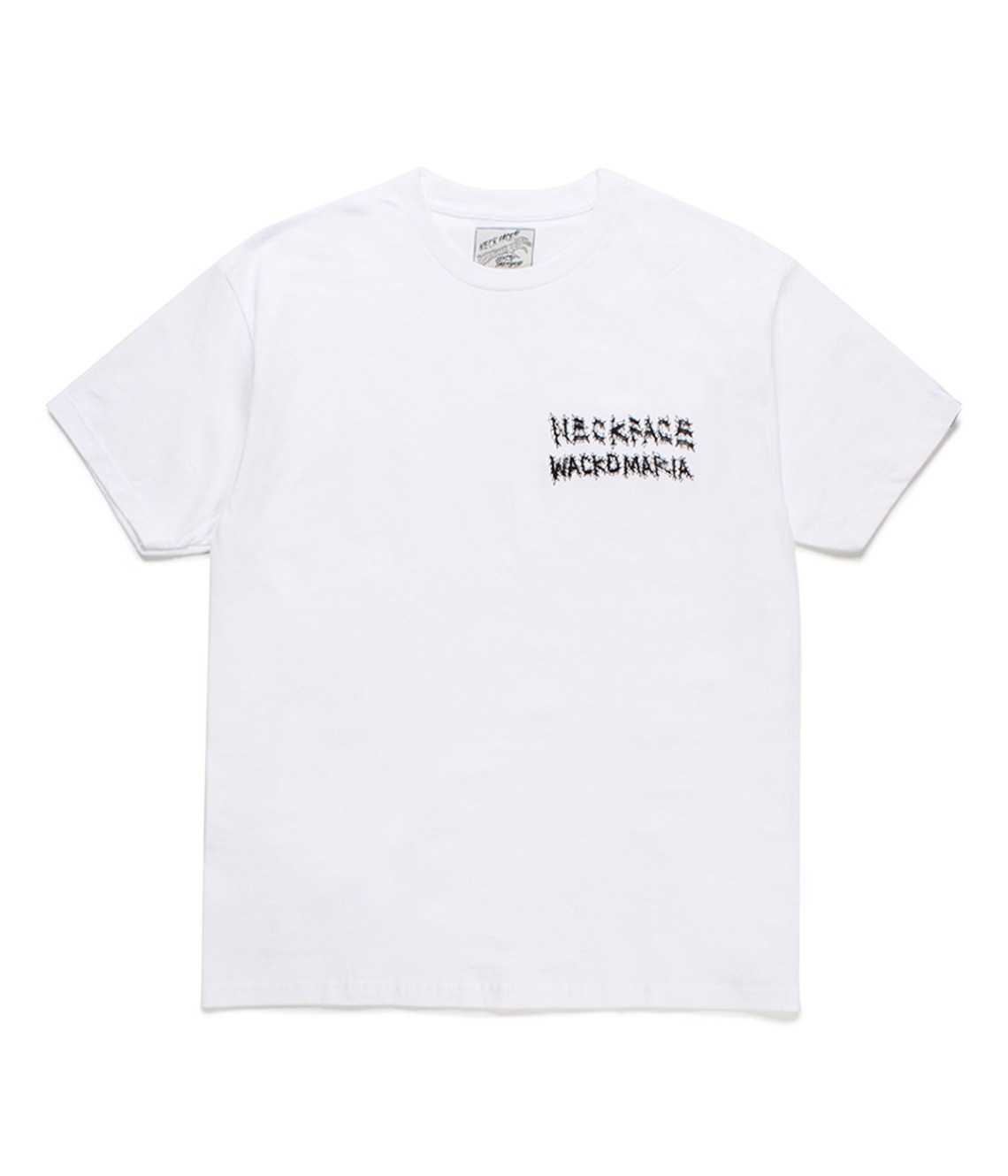 NECK FACE / CREW NECK T-SHIRT (TYPE-6)【WHITE】｜WACKO MARIA