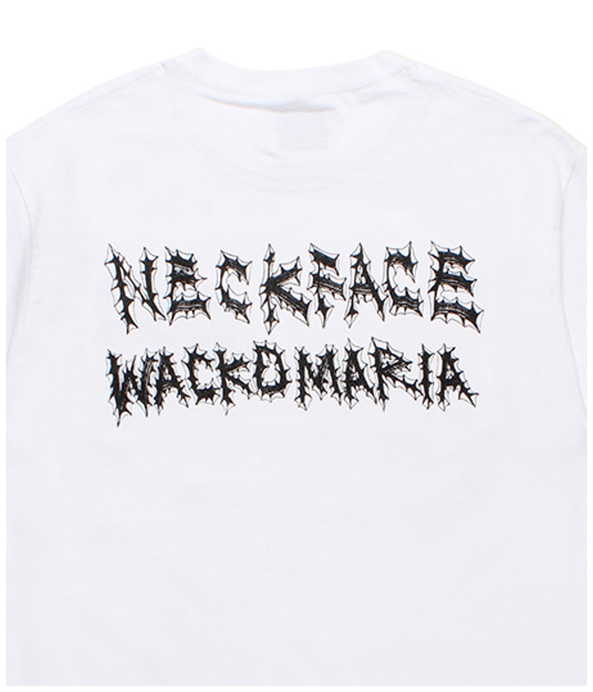 NECK FACE / CREW NECK T-SHIRT (TYPE-6)【WHITE】｜WACKO MARIA 