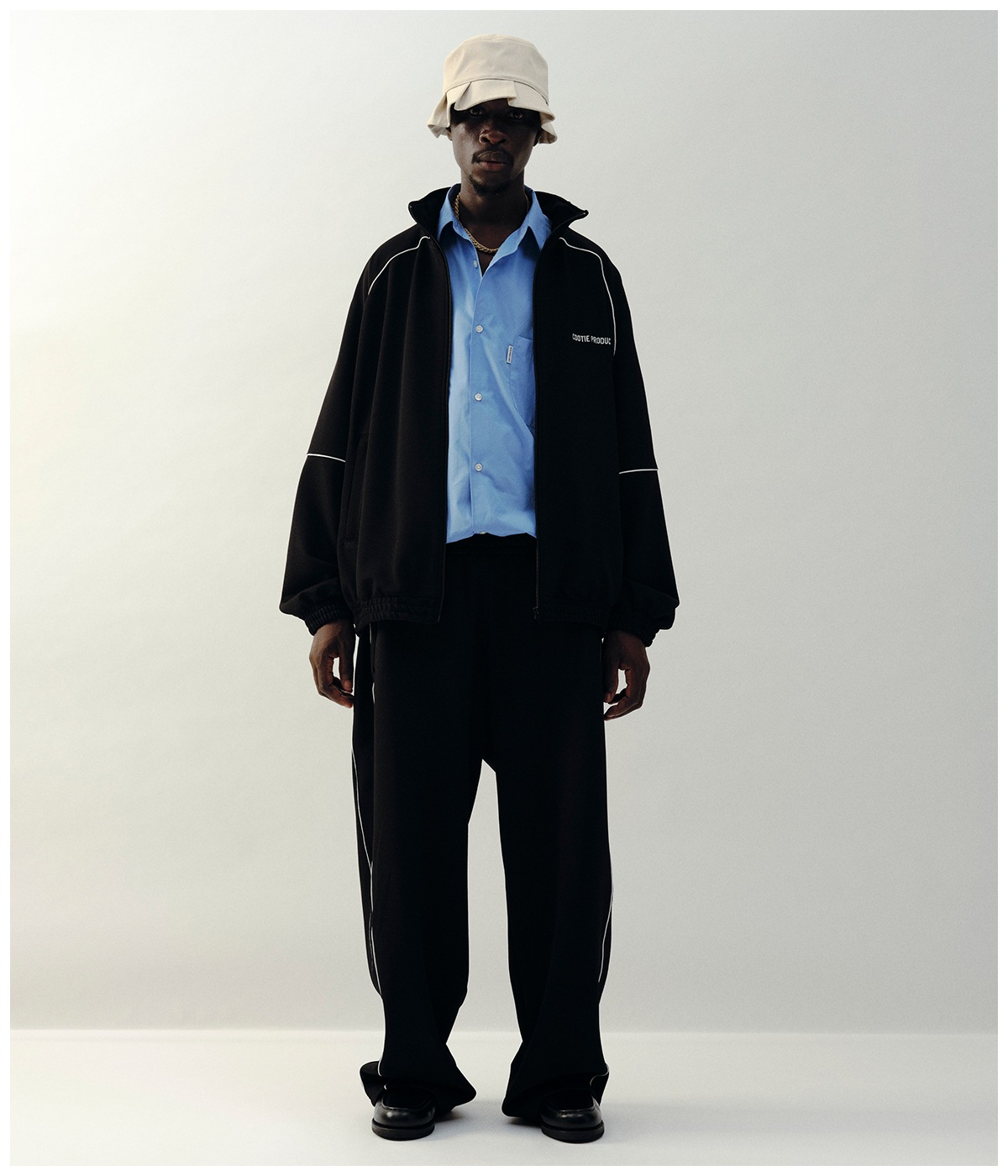T/C Seed Stitch Training Pants【BLACK】｜COOTIE PRODUCTIONS 
