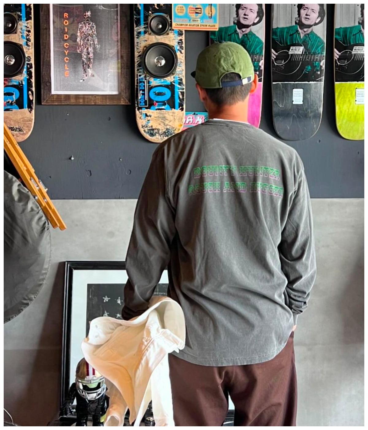 RR X BH LONG SLEEVE T-SHIRT【BLACK】