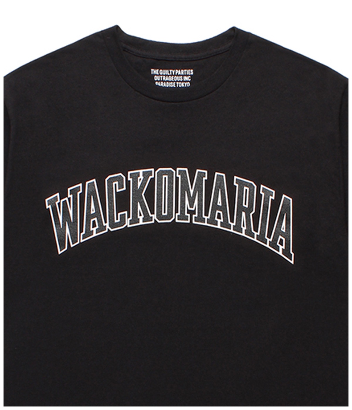 CREW NECK T-SHIRT (TYPE-8)【BLACK】｜WACKO MARIA｜MELTING POT