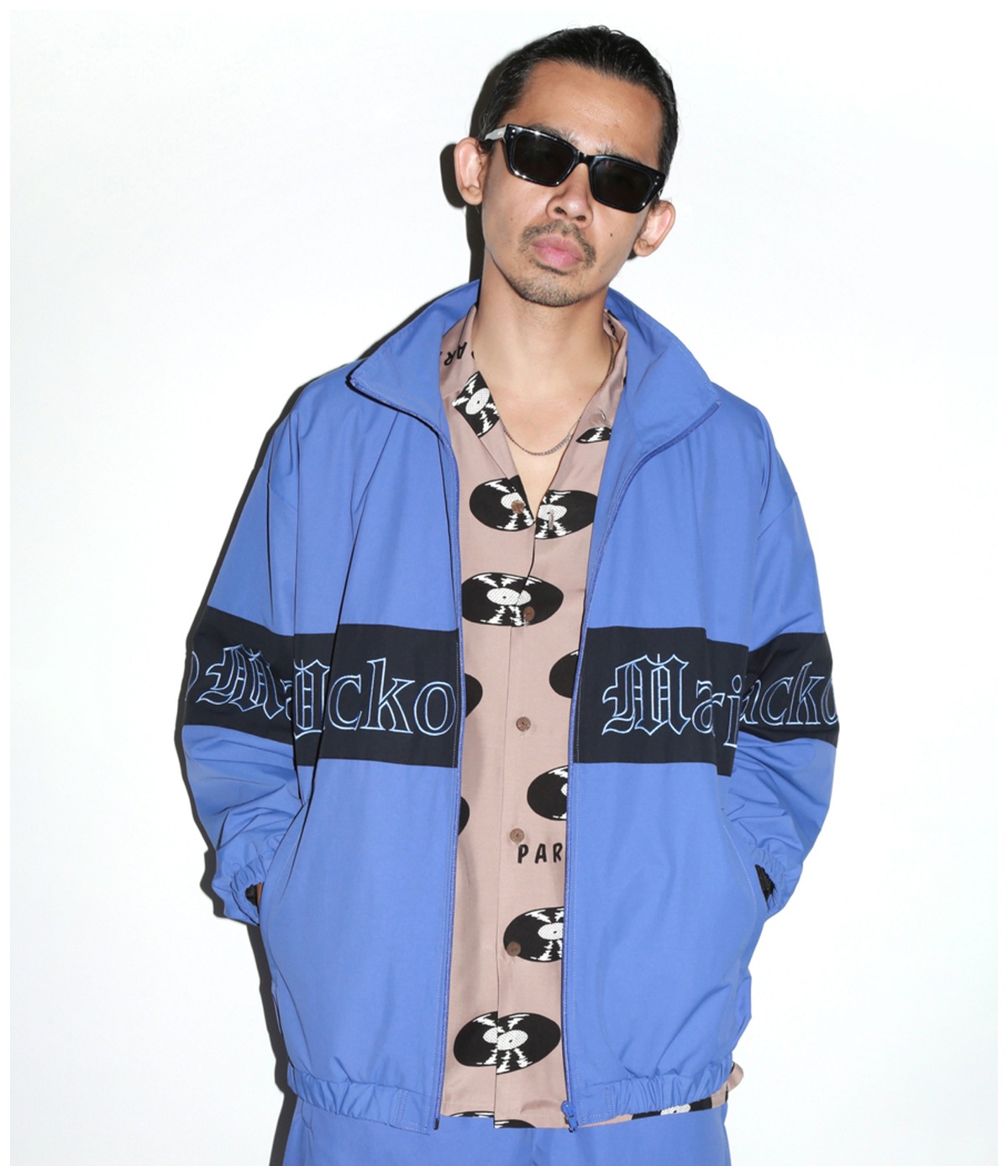 RECORDS HAWAIIAN SHIRT【BROWN】｜WACKO MARIA｜MELTING POT（正規