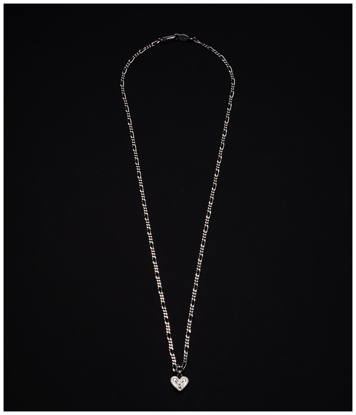 Engraved Heart Pendant【SILVER950】