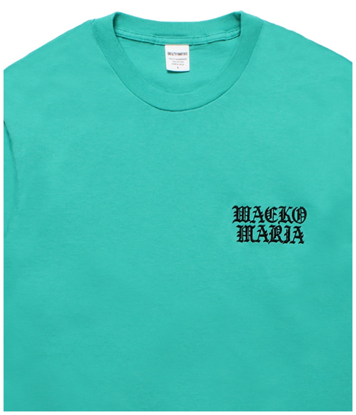 WASHED HEAVY WEIGHT LONG SLEEVE T-SHIRT (TYPE-1)【MINT】｜WACKO