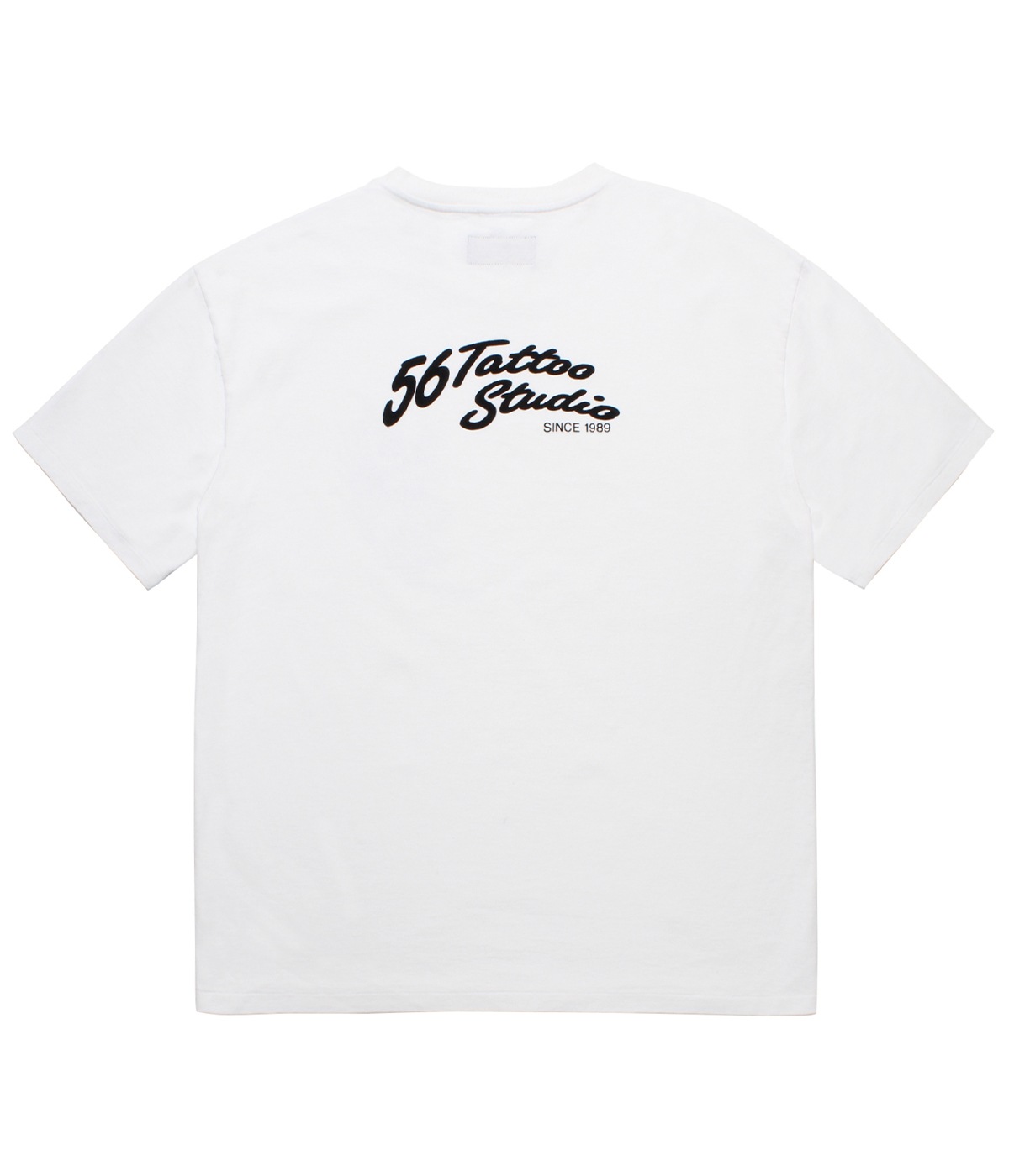 56 TATTOO STUDIO / WASHED HEAVY WEIGHT T-SHIRT【WHITE】