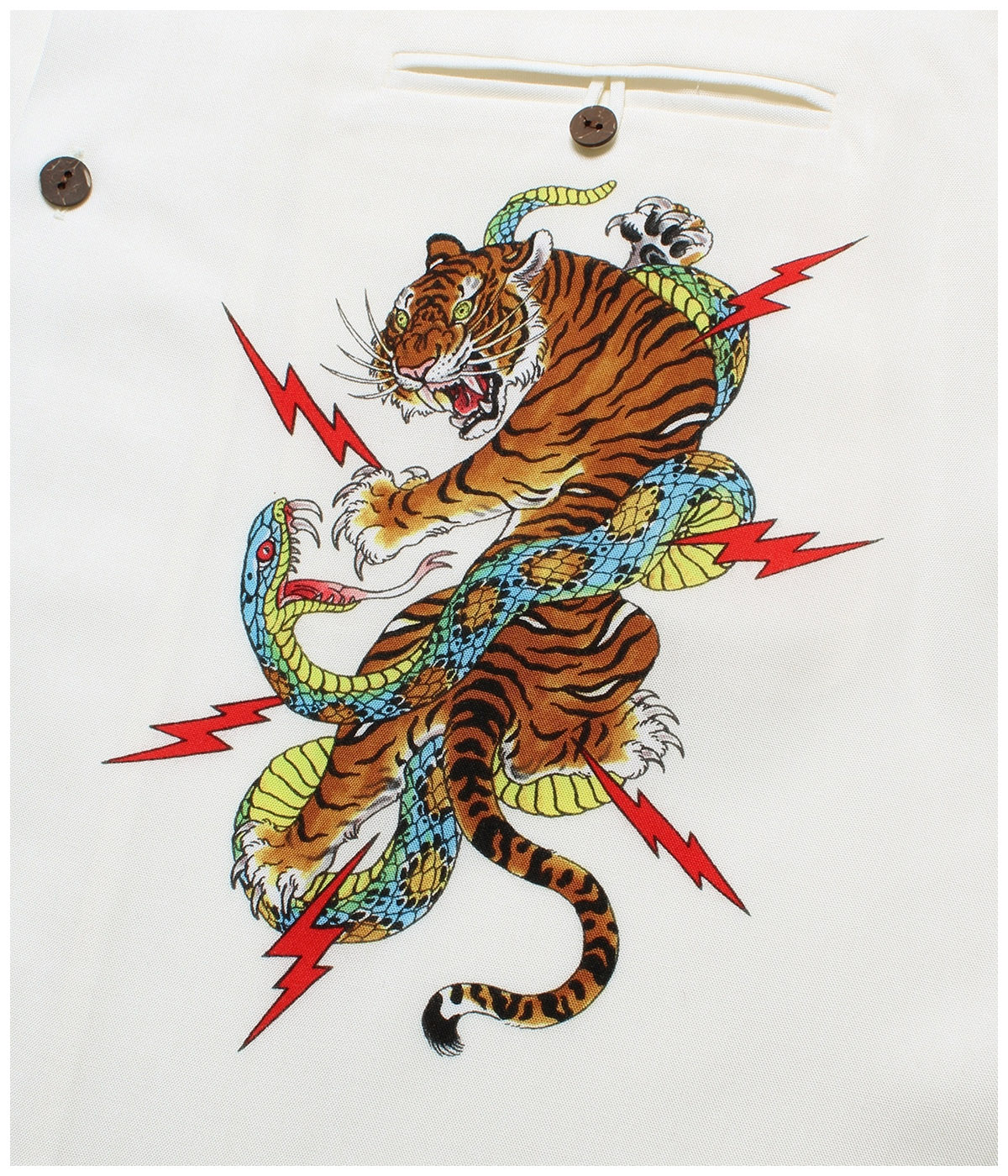 TIM LEHI / 50'S OPEN COLLAR SHIRT【IVORY】