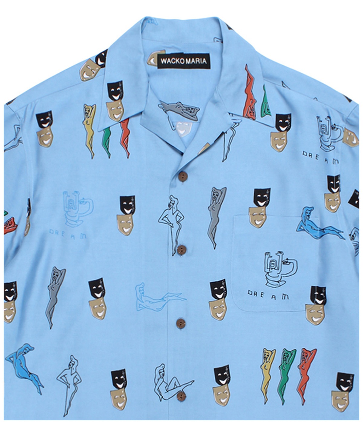 HAWAIIAN SHIRT (TYPE-2)【BLUE】