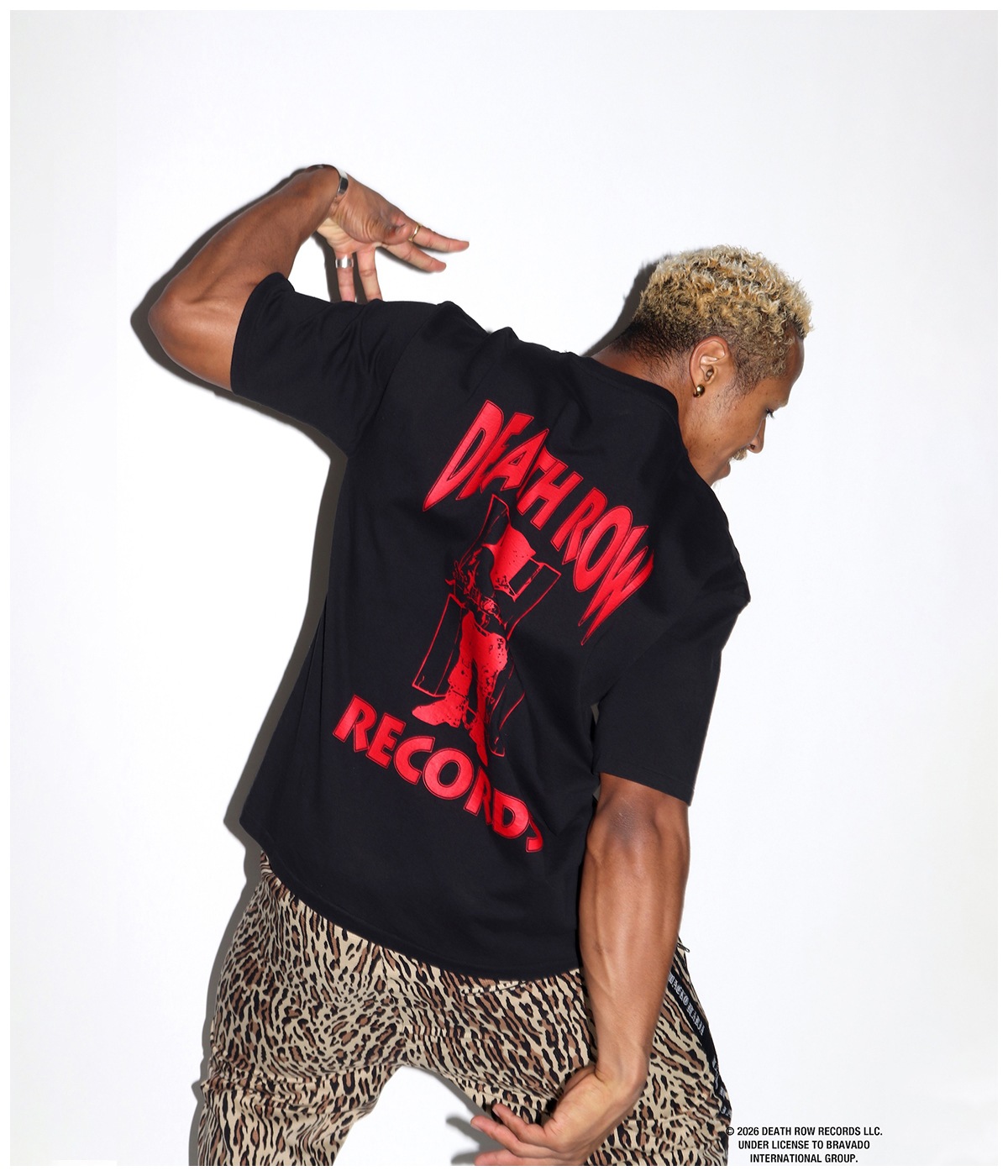 DEATH ROW RECORDS / WASHED HEAVY WEIGHT T-SHIRT【BLACK】｜WACKO
