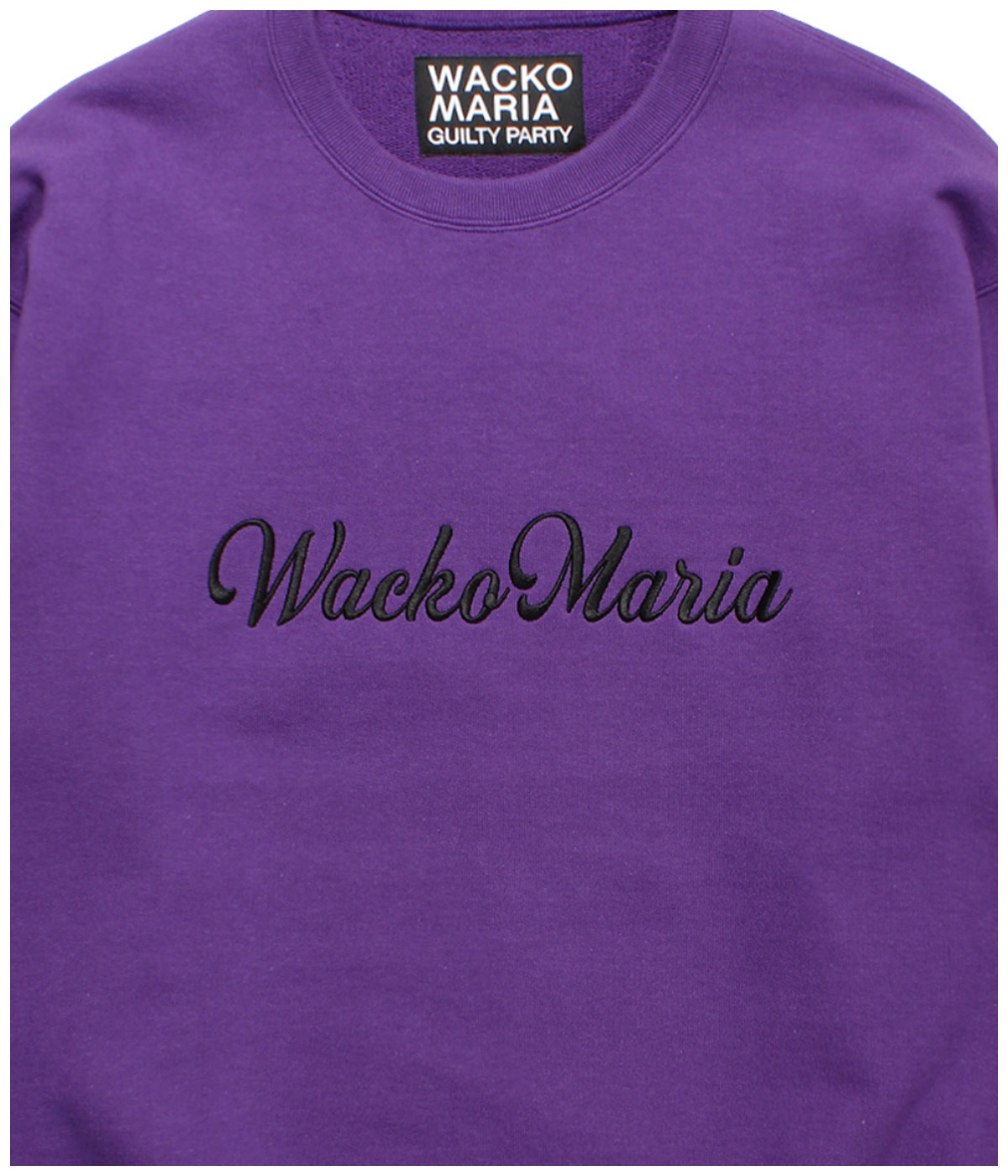 WACKO MARIA SWEAT SHIRT(EXCLUSIVE ITEM) 別注 3カラー HEAVY WEIGHT CREW NECK SWEAT SHIRT (TYPE-1)【PURPLE】|WACKO