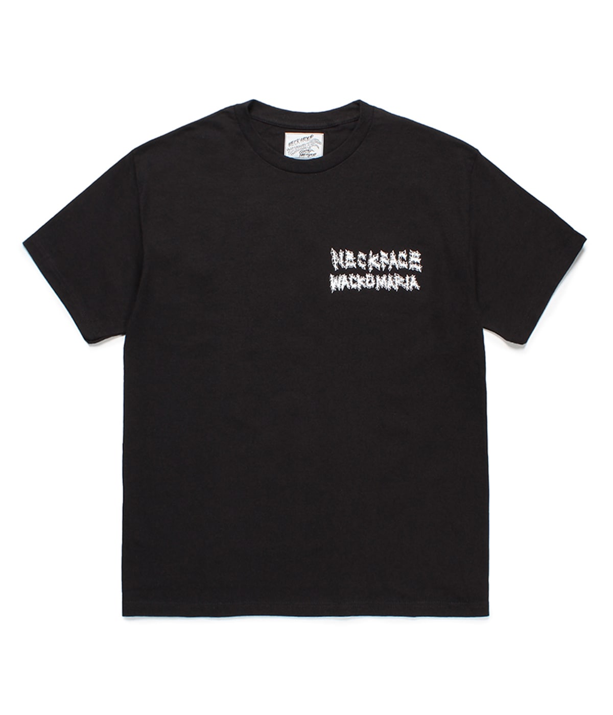 NECK FACE / CREW NECK T-SHIRT (TYPE-3)【BLACK】