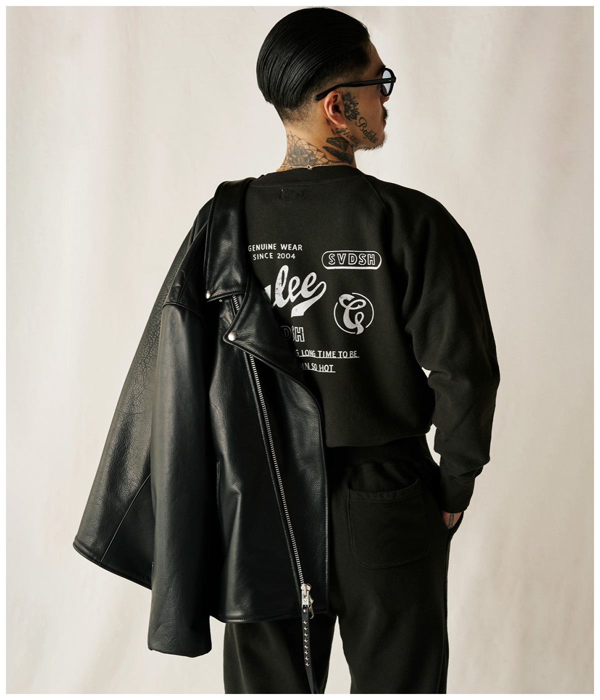 【入手困難】MOTTO 38-kt Rider コラボ商品 VANSON LEATHER®︎ OVER SIZE DOUBLE RAIDERS JACKET【BLACK】｜CALEE