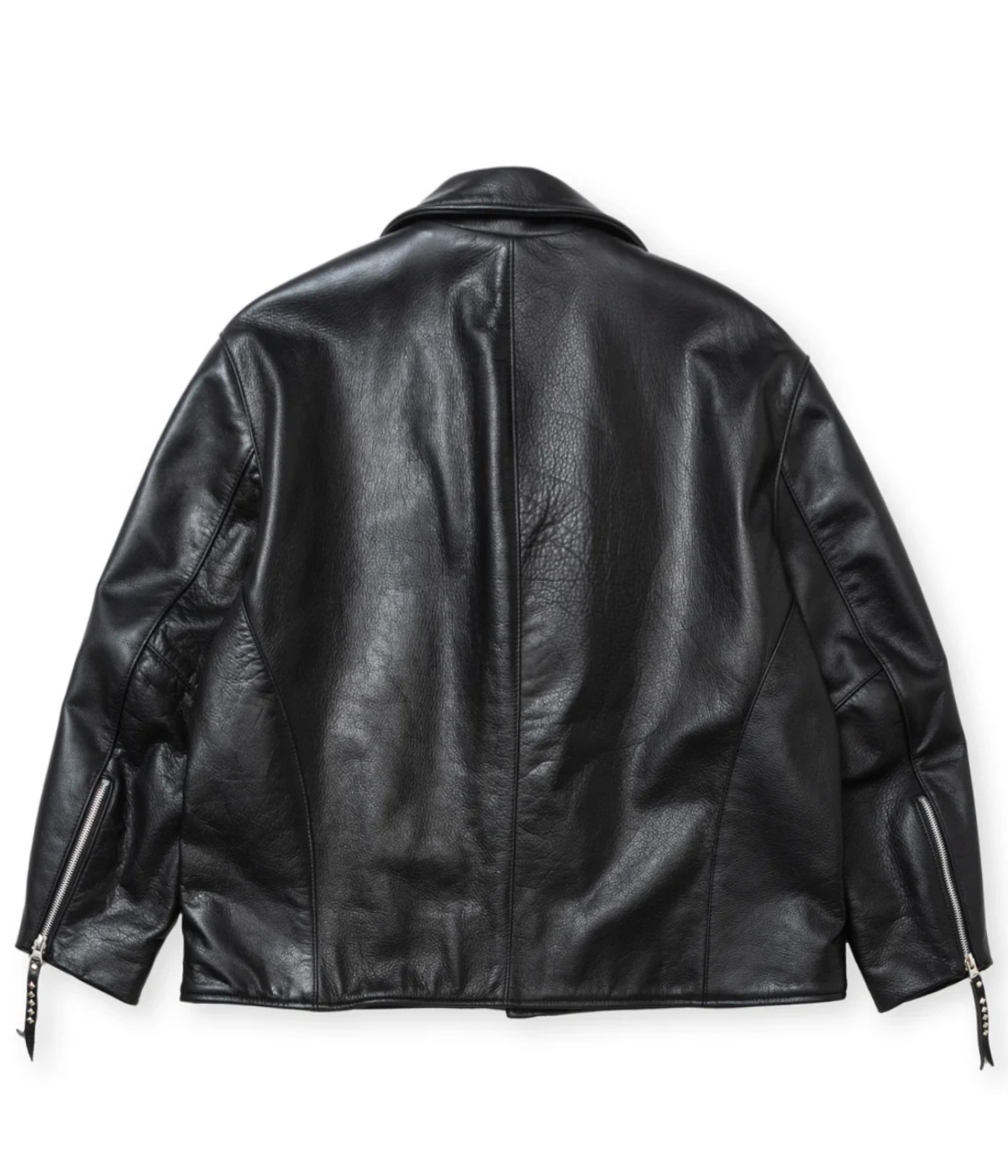 VANSON LEATHER®︎ OVER SIZE DOUBLE RAIDERS JACKET【BLACK