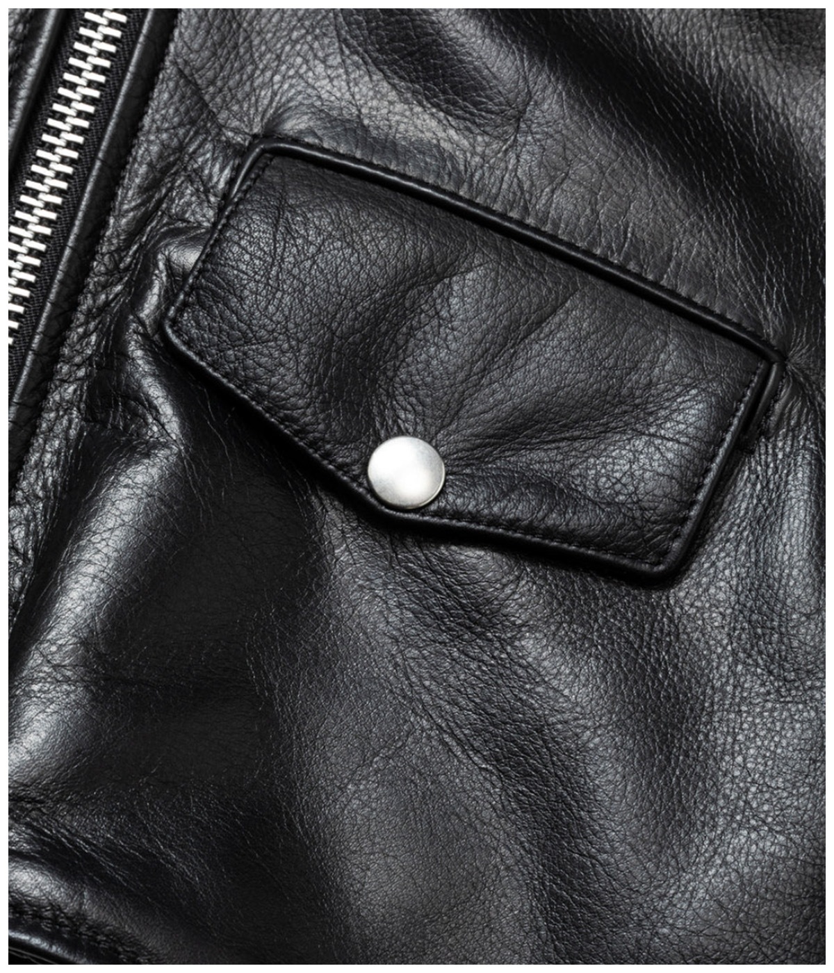 VANSON LEATHER®︎ OVER SIZE DOUBLE RAIDERS JACKET【BLACK】｜CALEE