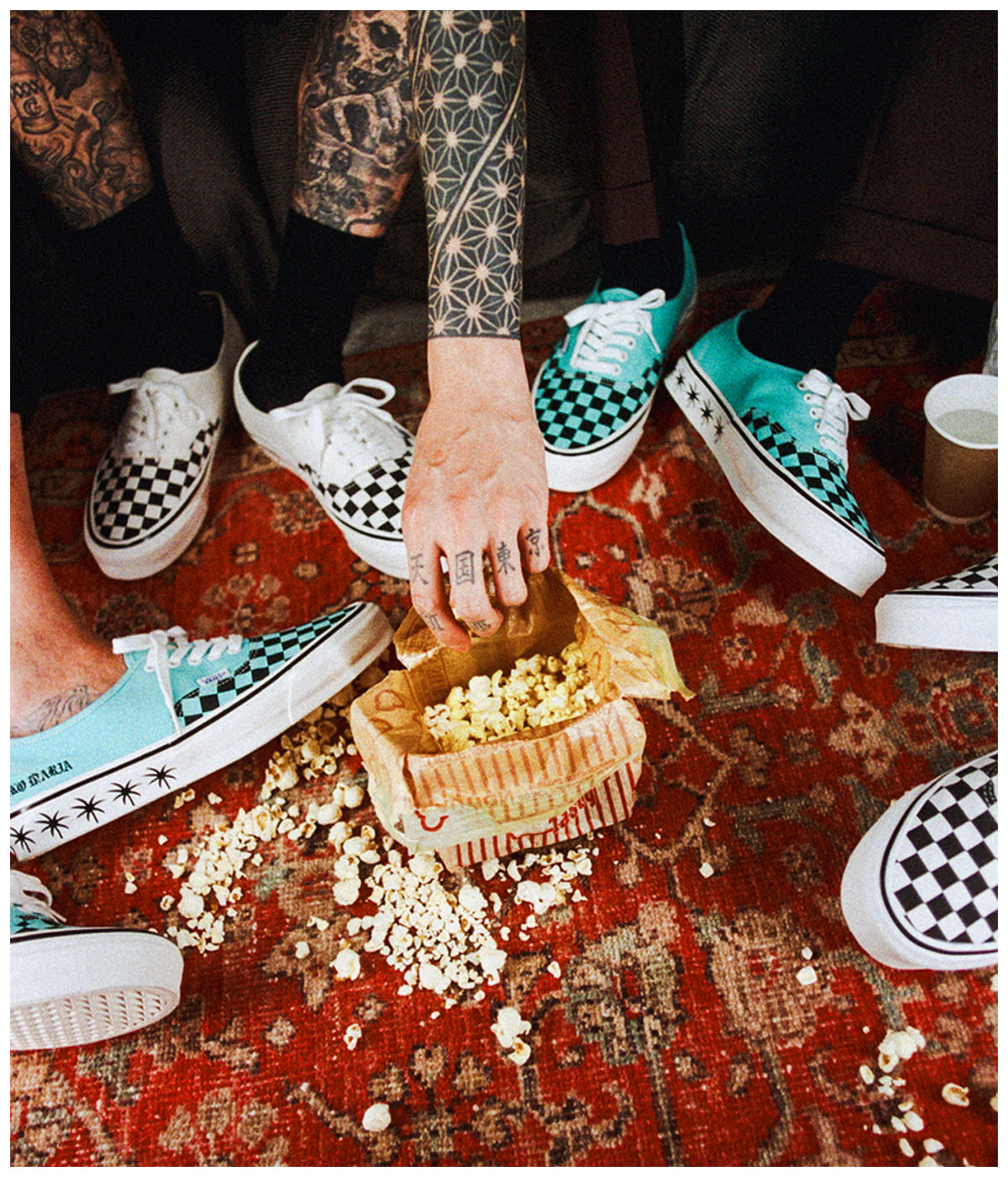 WACKO MARIA VANS LX AUTHENTIC 44 青 27.0 WACKO MARIA (VANS LX AUTHENTIC 44) BLUE - FAMLEST