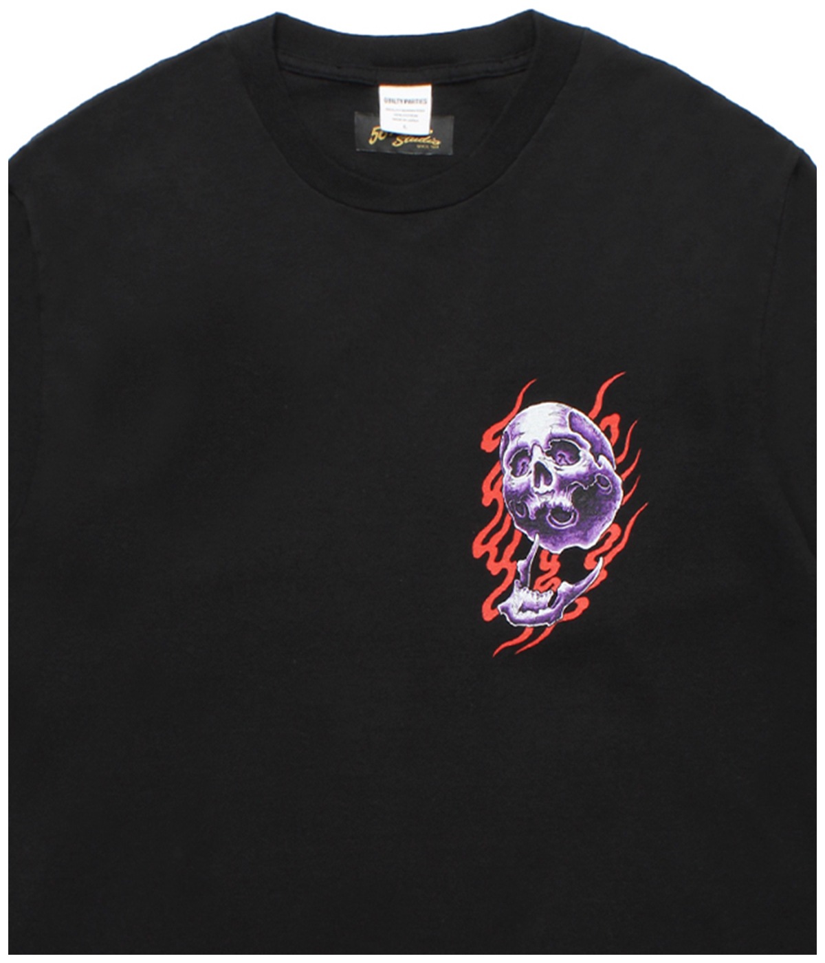 56 TATTOO STUDIO / WASHED HEAVY WEIGHT LONG SLEEVE T-SHIRT【BLACK】