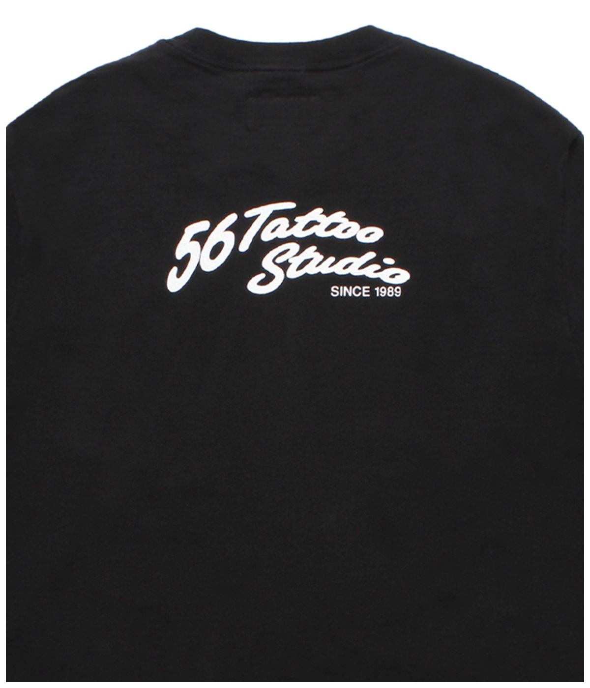 56 TATTOO STUDIO / WASHED HEAVY WEIGHT LONG SLEEVE T-SHIRT【BLACK】
