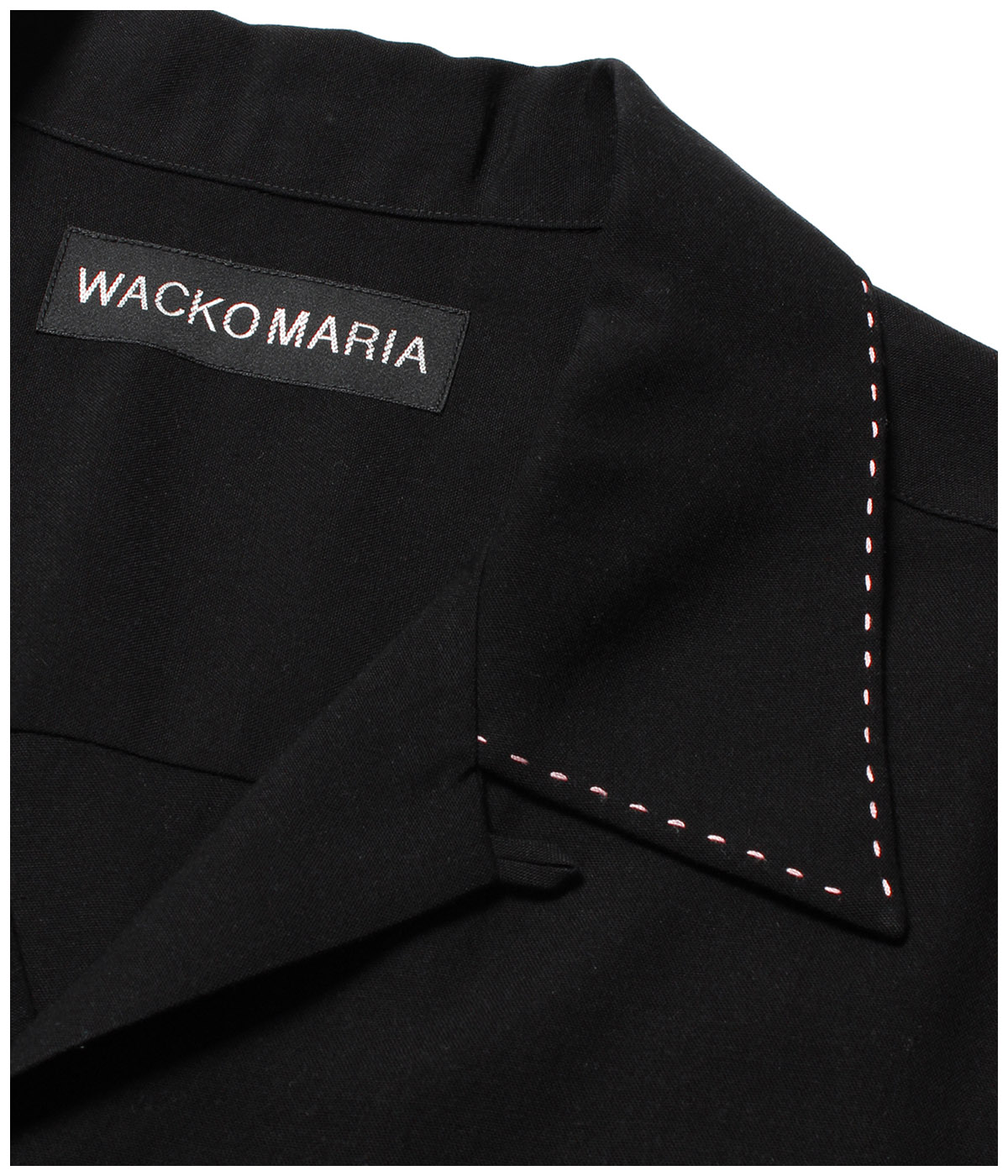 50'S OPEN COLLAR SHIRT (TYPE-2)【BLACK】