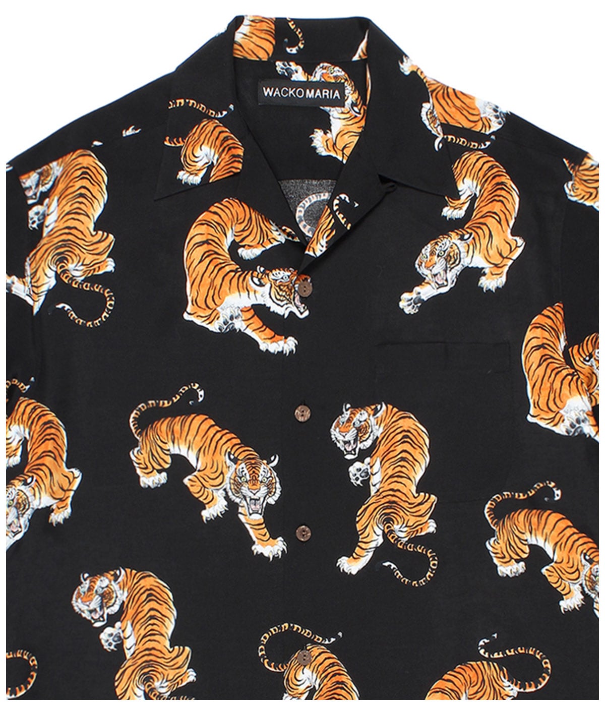 TIM LEHI / HAWAIIAN SHIRT (TYPE-3)【BLACK】