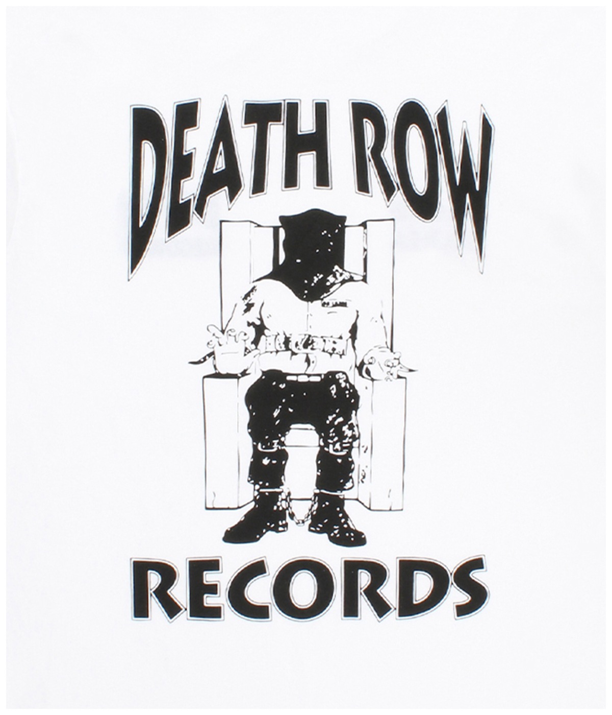 DEATH ROW RECORDS / WASHED HEAVY WEIGHT T-SHIRT【WHITE】｜WACKO
