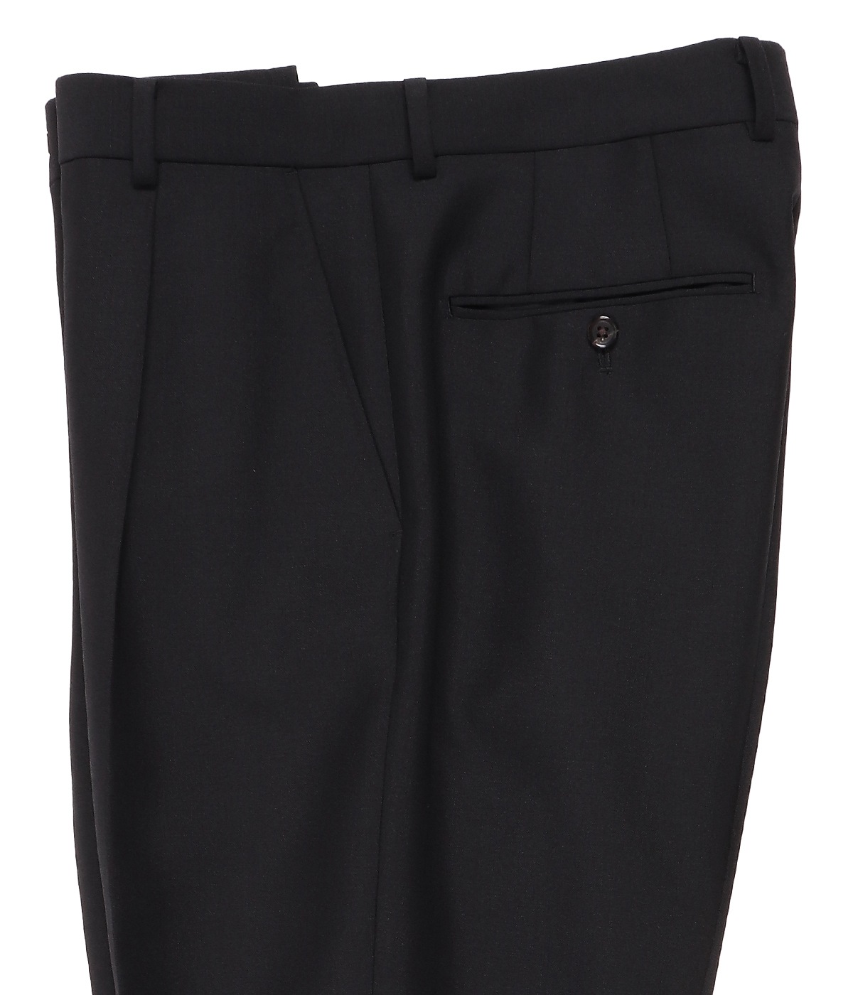 PLEATED TROUSERS (TYPE-1) -DORMEUL-【BLACK】｜WACKO MARIA｜MELTING