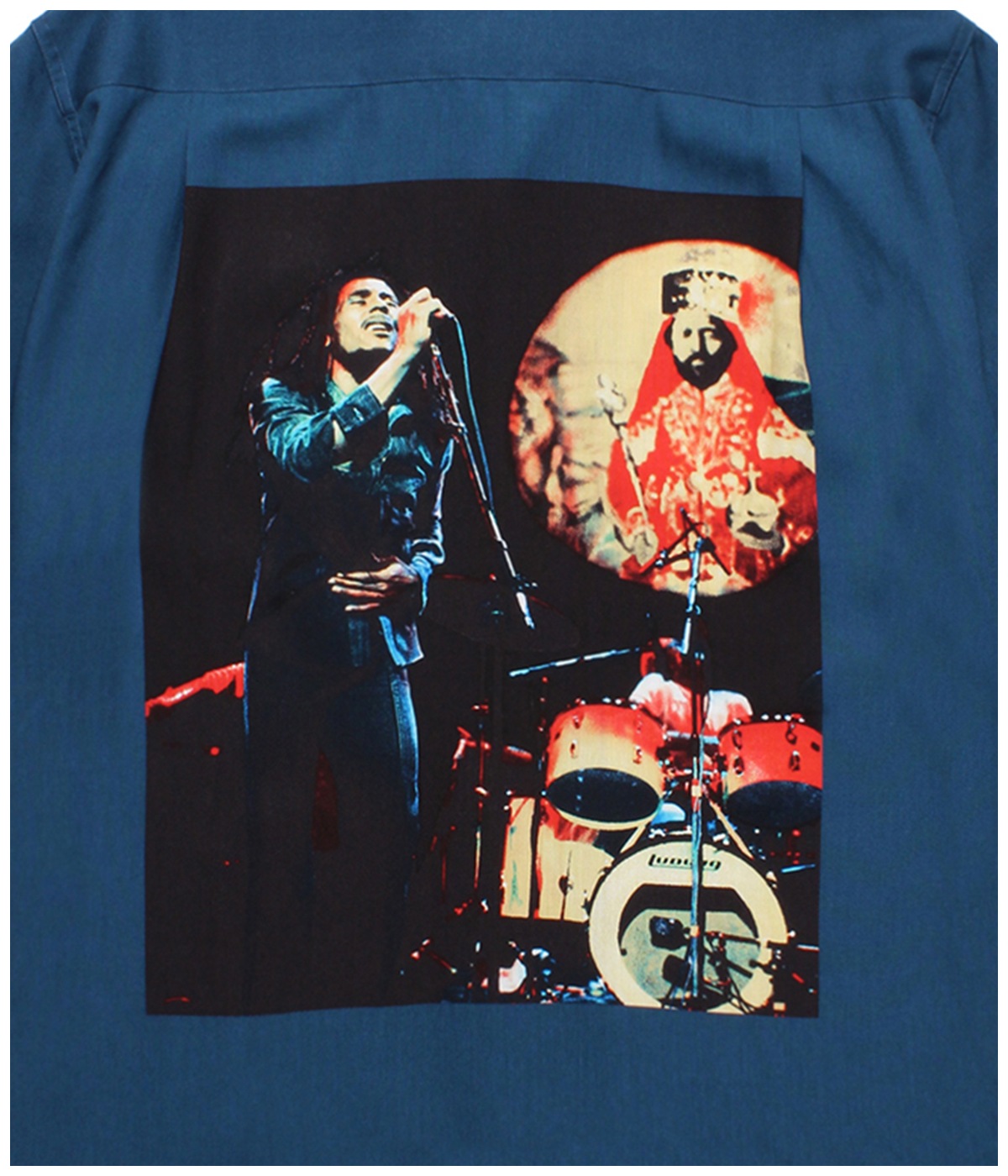BOB MARLEY / HAWAIIAN SHIRT S/S (TYPE-2)【NAVY】｜WACKO MARIA