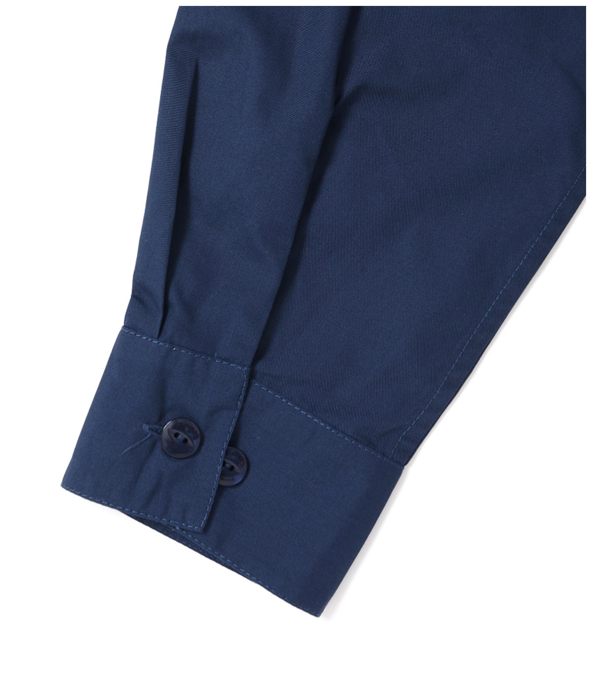 L/S PATCHED WORK SHIRT【NAVY】