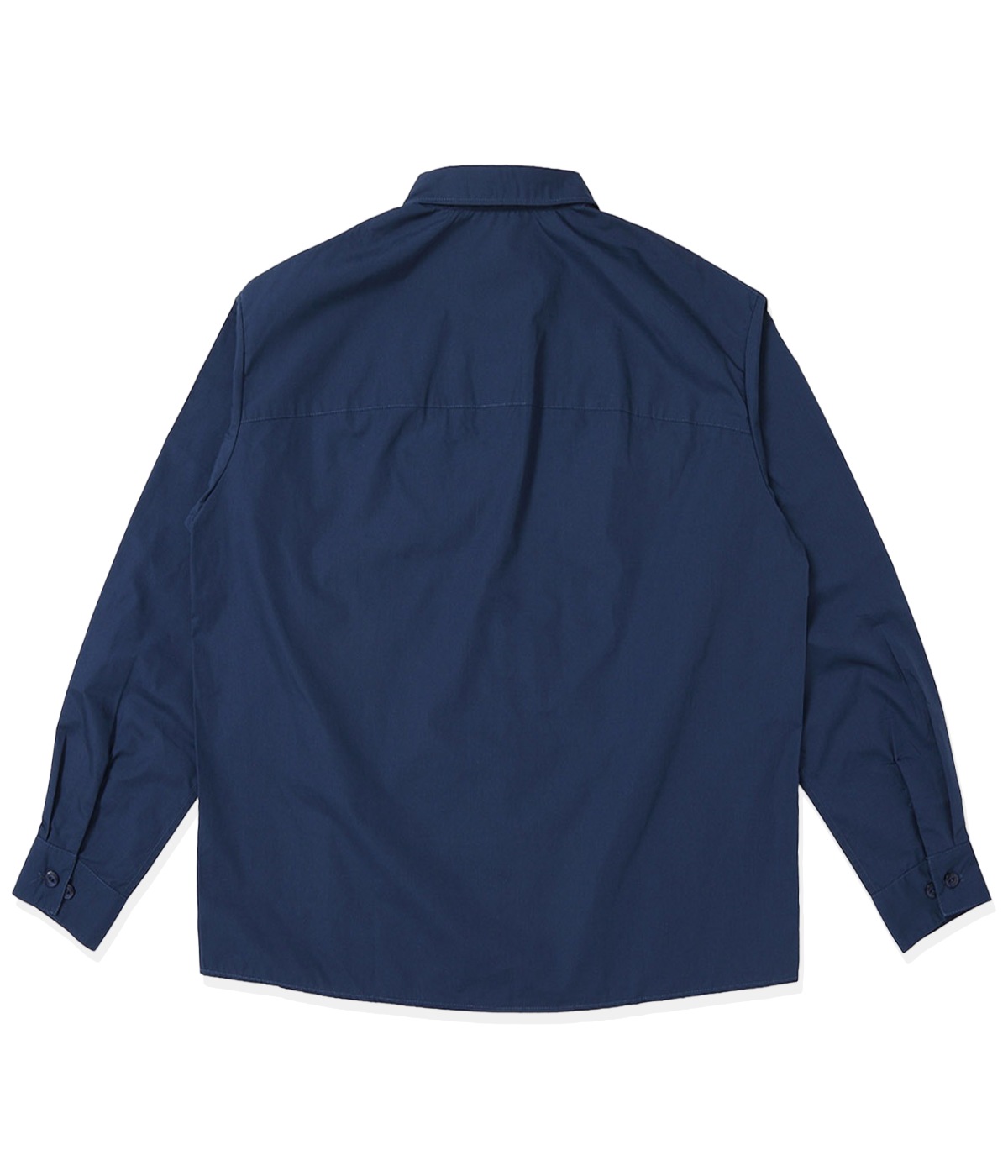L/S PATCHED WORK SHIRT【NAVY】