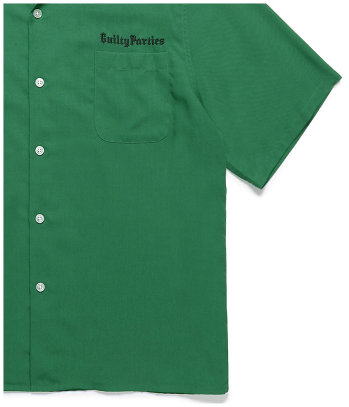 50'S OPEN COLLAR SHIRT (TYPE-2)【GREEN】