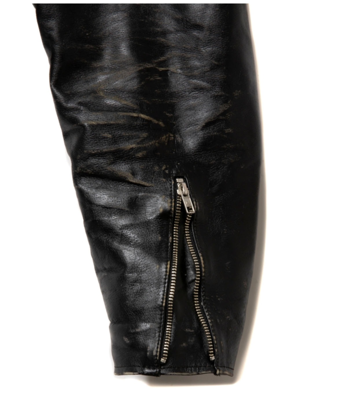 Leather Double Riders Jacket (Black Means)【BLACK】｜Antidote