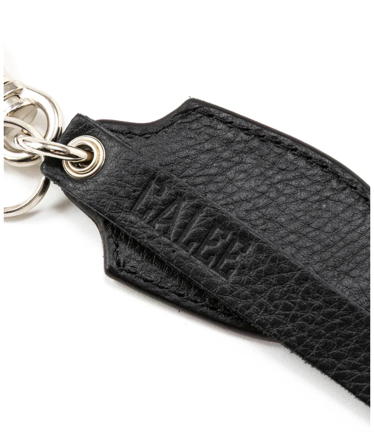 STUDS LEATHER SHORT KEY RING【BLACK】｜CALEE｜MELTING POT（正規