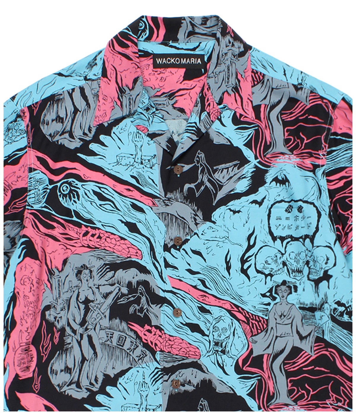 トップス wacko maria HAWAIIAN SHIRT TYPE-1/BLUE HAWAIIAN SHIRT (TYPE-1)【BLUE】｜WACKO MARIA｜MELTING POT（正規