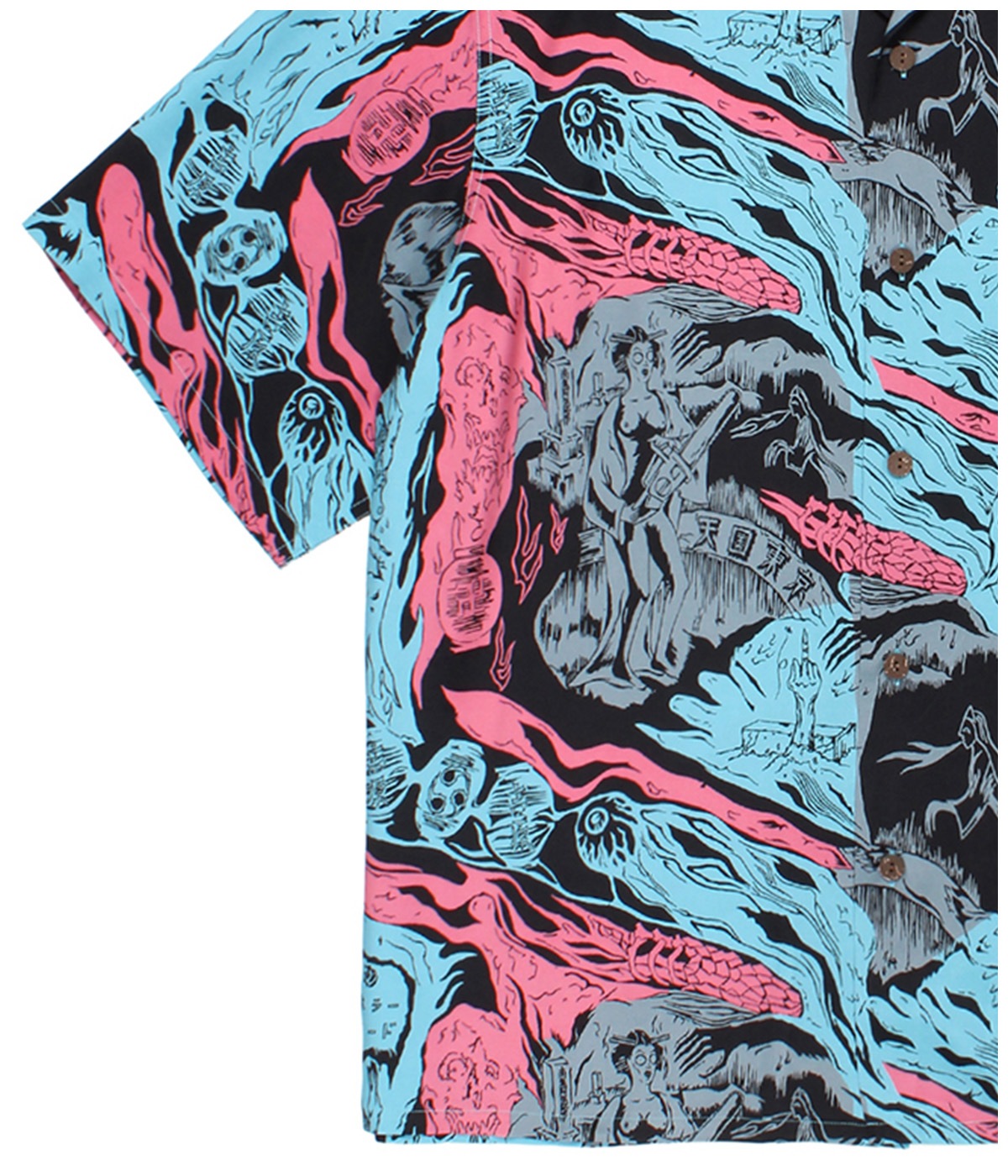 HAWAIIAN SHIRT (TYPE-1)【BLUE】