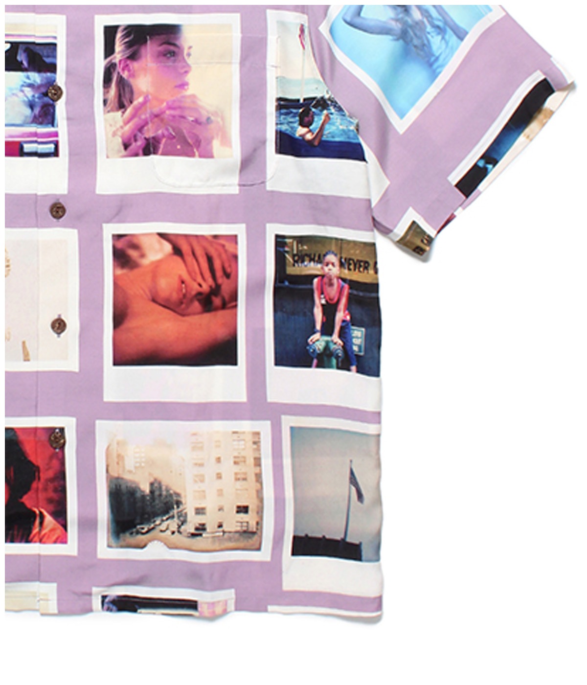 DAVIDE SORRENTI / S/S HAWAIIAN SHIRT (TYPE-1)【PURPLE