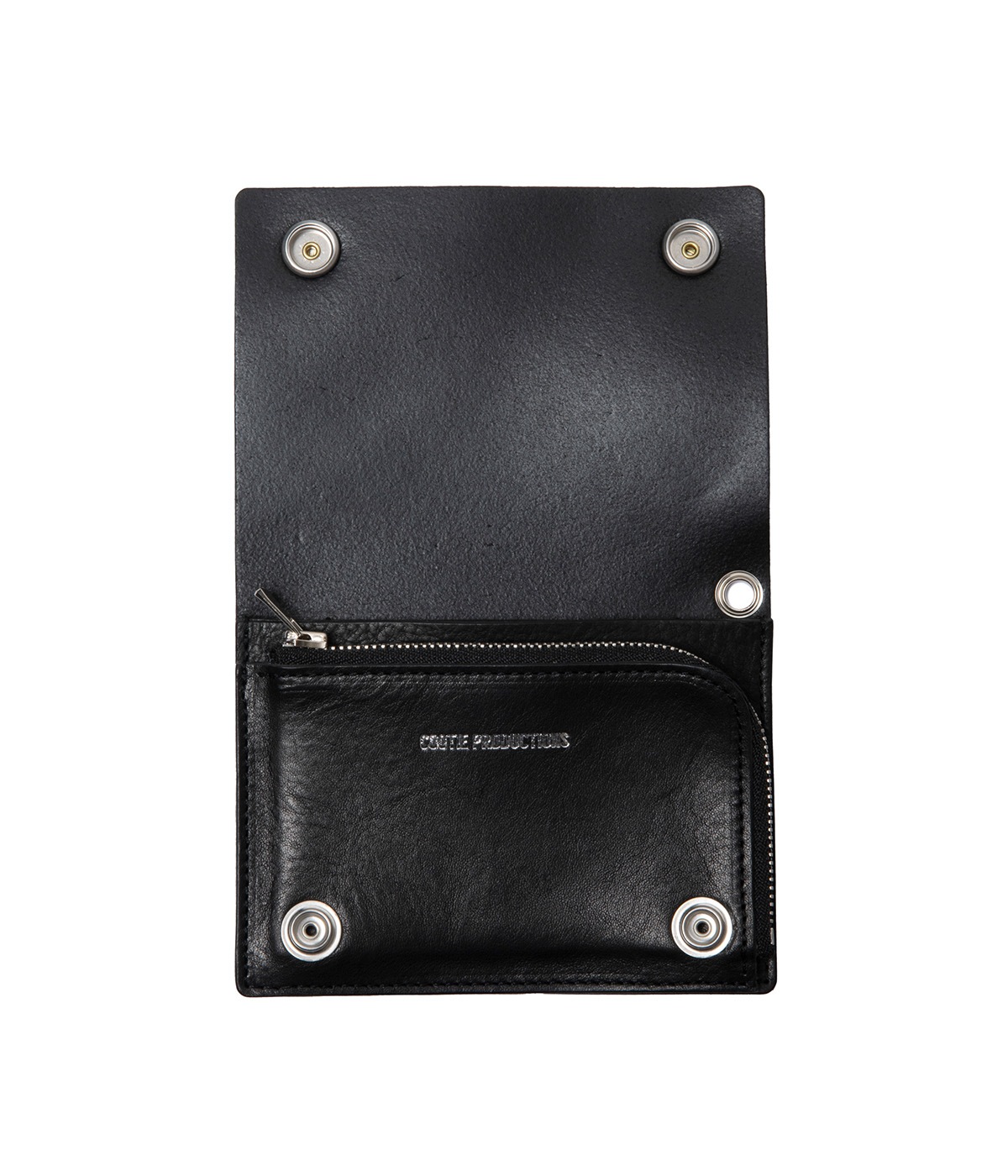 Leather Trucker Wallet【BLACK】｜COOTIE PRODUCTIONS®︎｜MELTING