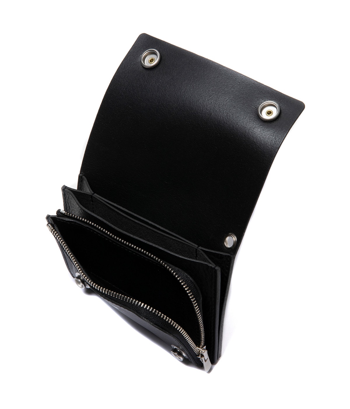 Leather Trucker Wallet【BLACK】｜COOTIE PRODUCTIONS®︎｜MELTING