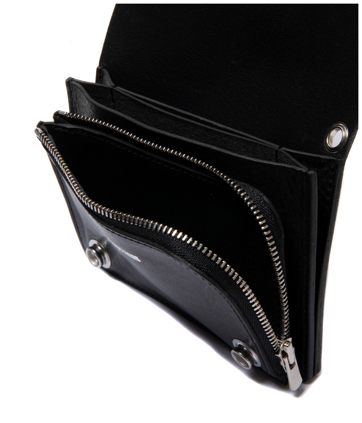 Leather Trucker Wallet【BLACK】｜COOTIE PRODUCTIONS