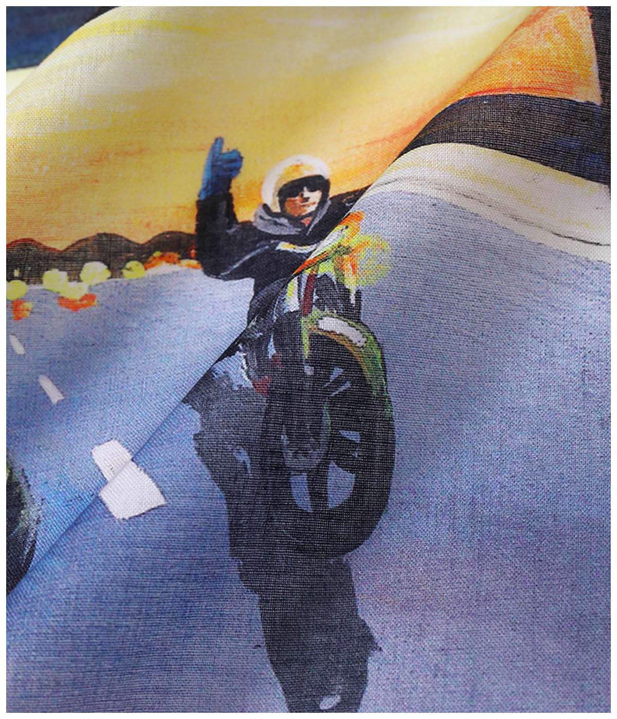 SUNSET DRIVE BANDANA【BLACK】｜CHALLENGER｜MELTING POT（正規取扱店