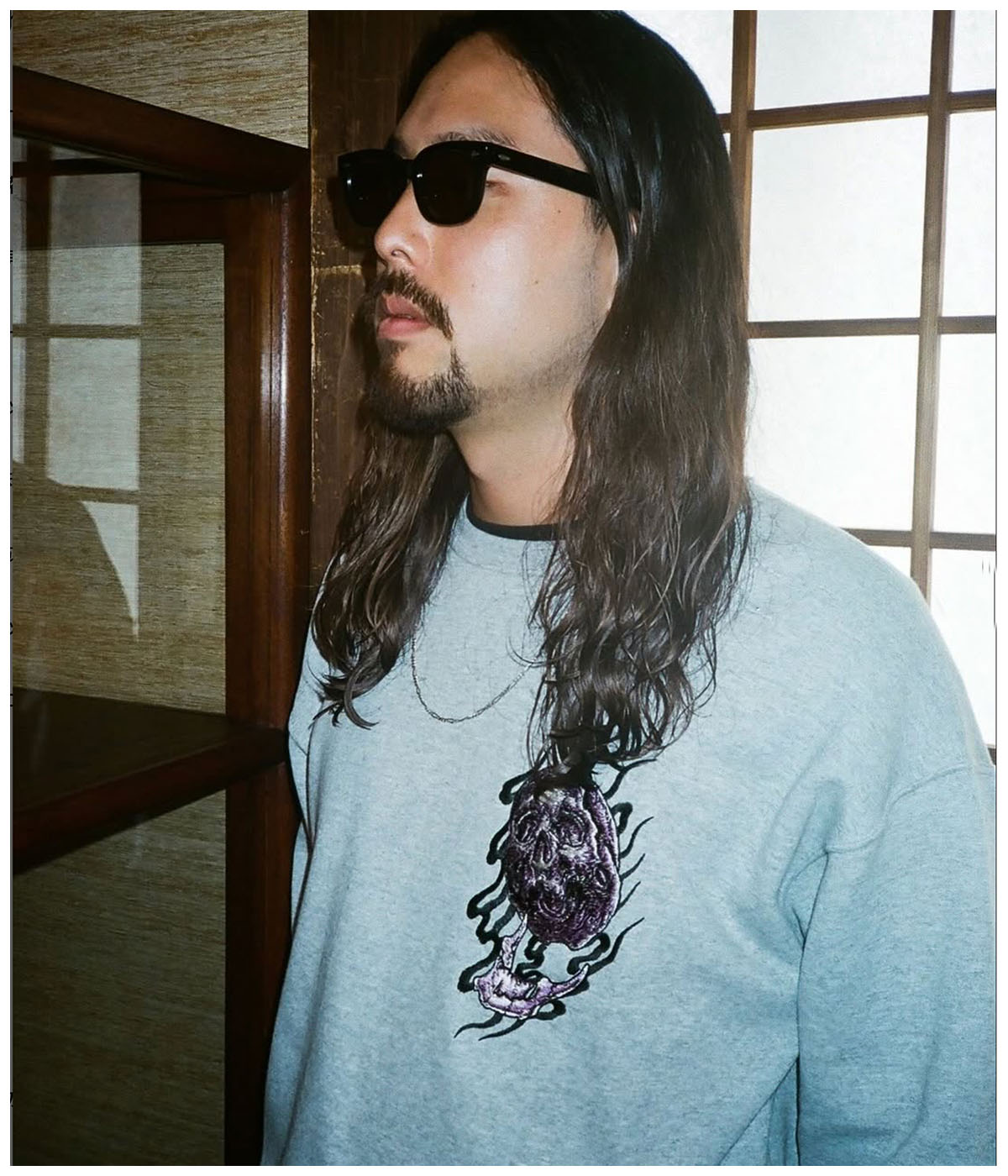56 TATTOO STUDIO / SWEAT SHIRT【GRAY】｜WACKO MARIA｜MELTING POT