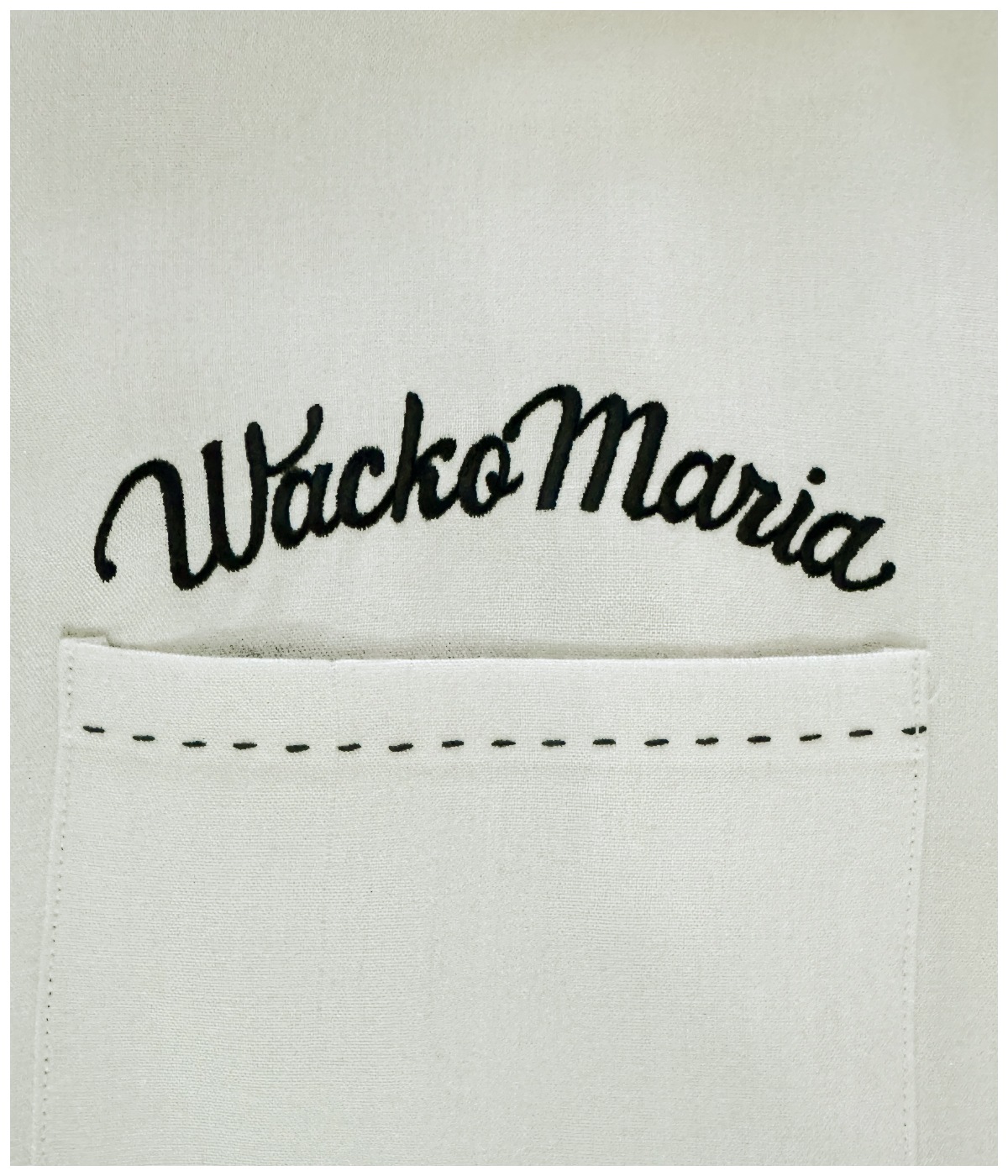 50'S OPEN COLLAR SHIRT (TYPE-2)【IVORY】