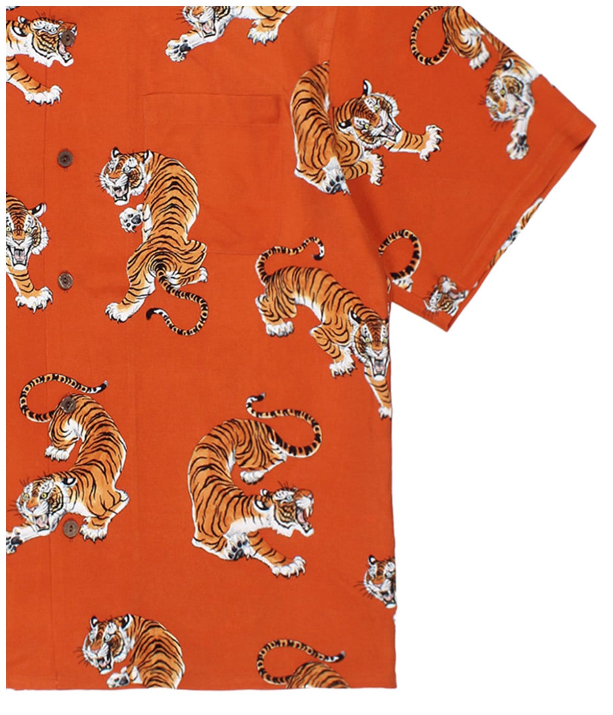 TIM LEHI / HAWAIIAN SHIRT (TYPE-3)【ORANGE】｜WACKO MARIA｜MELTING